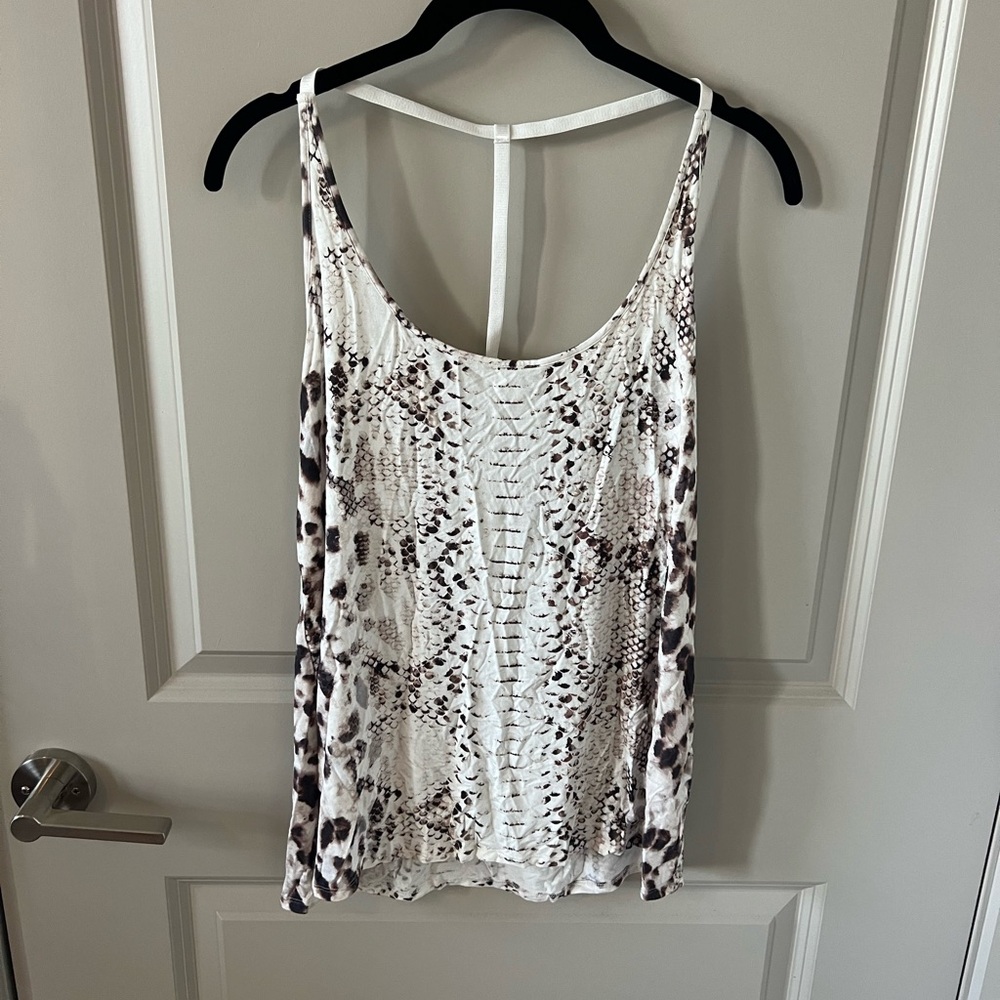 Animal Print Sleeveless Top
